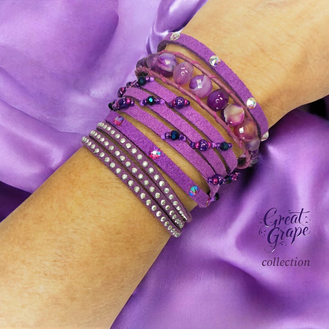 Purple Bracelet – "Great Grape" Collection – Elegant & Playful Charm