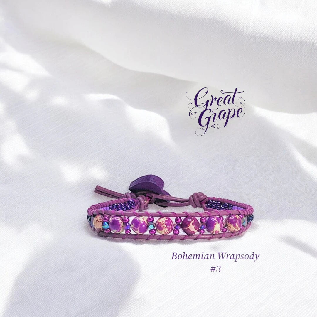 Purple Bracelet – "Great Grape" Collection – Elegant & Playful Charm