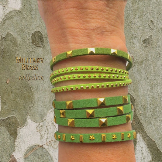 "MILITARY BRASS" Bracelet – A Bold Tribute to Strength and Service