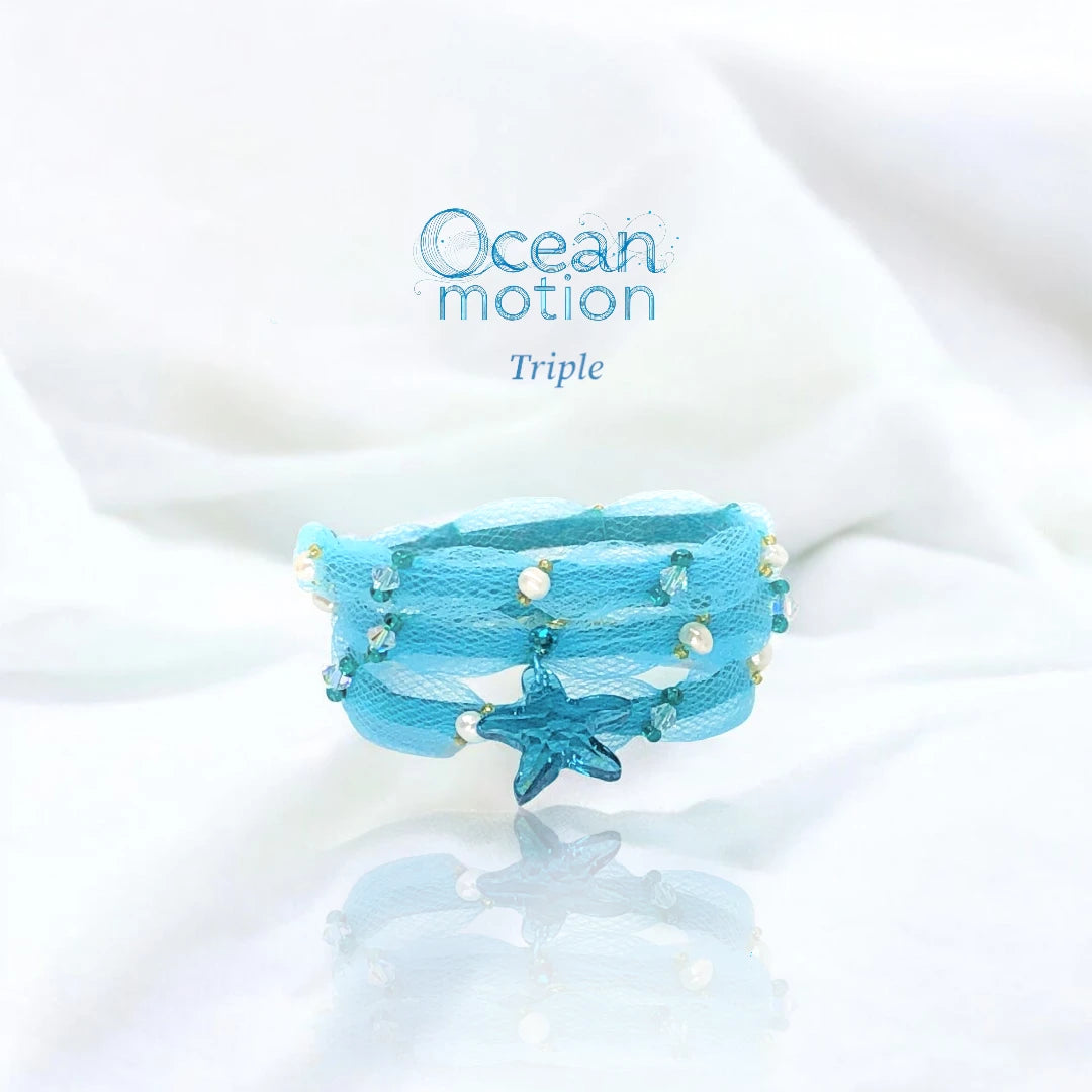 Teal Suede Ocean Motion Bracelet – Handcrafted by Creations By La Belle