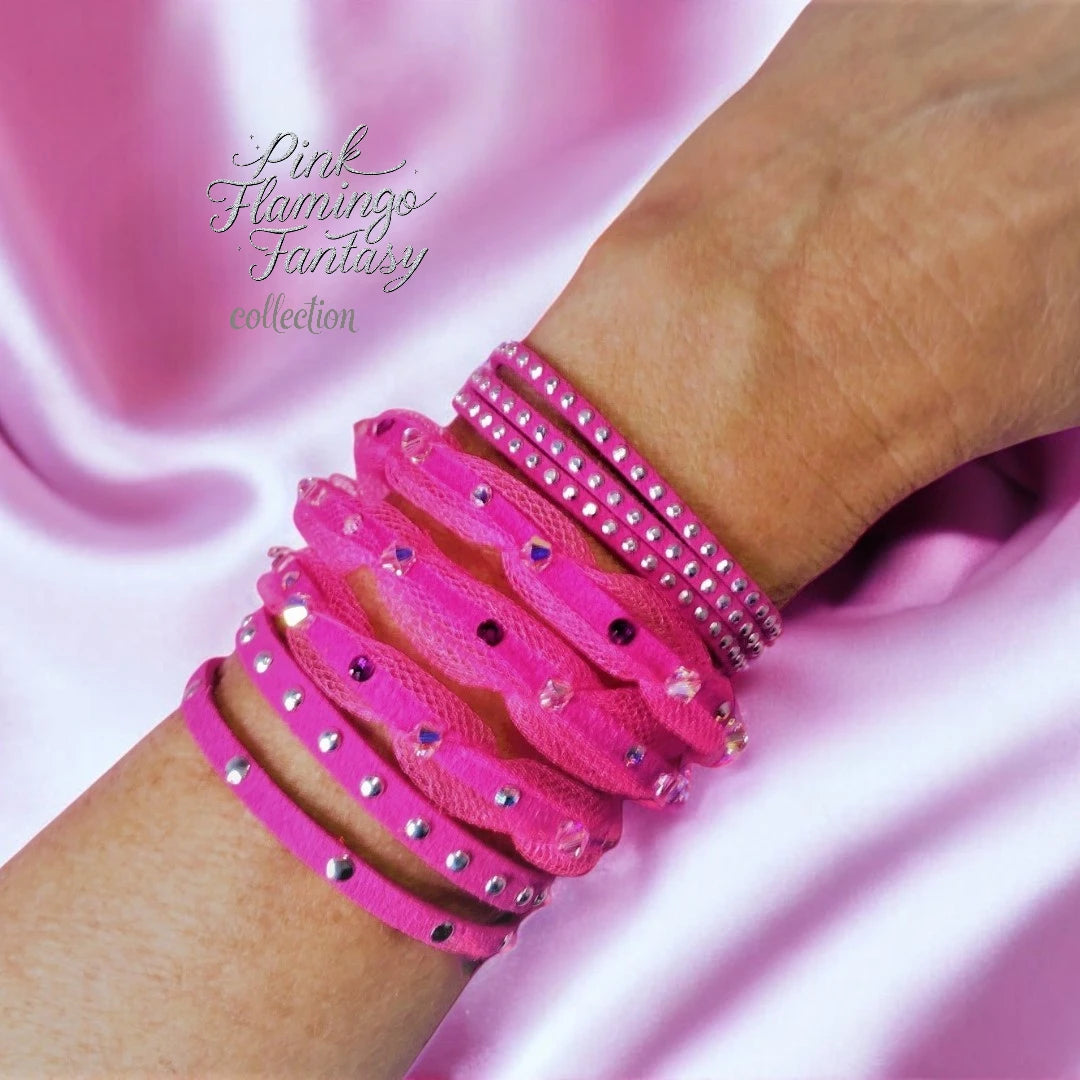 "PINK FLAMINGO FANTASY" Bracelet Collection