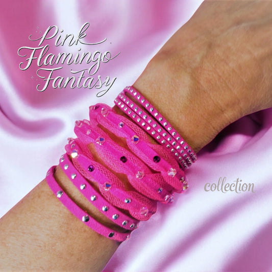 "PINK FLAMINGO FANTASY" Bracelet Collection