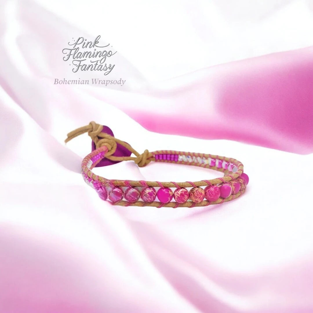 "PINK FLAMINGO FANTASY" Bracelet Collection