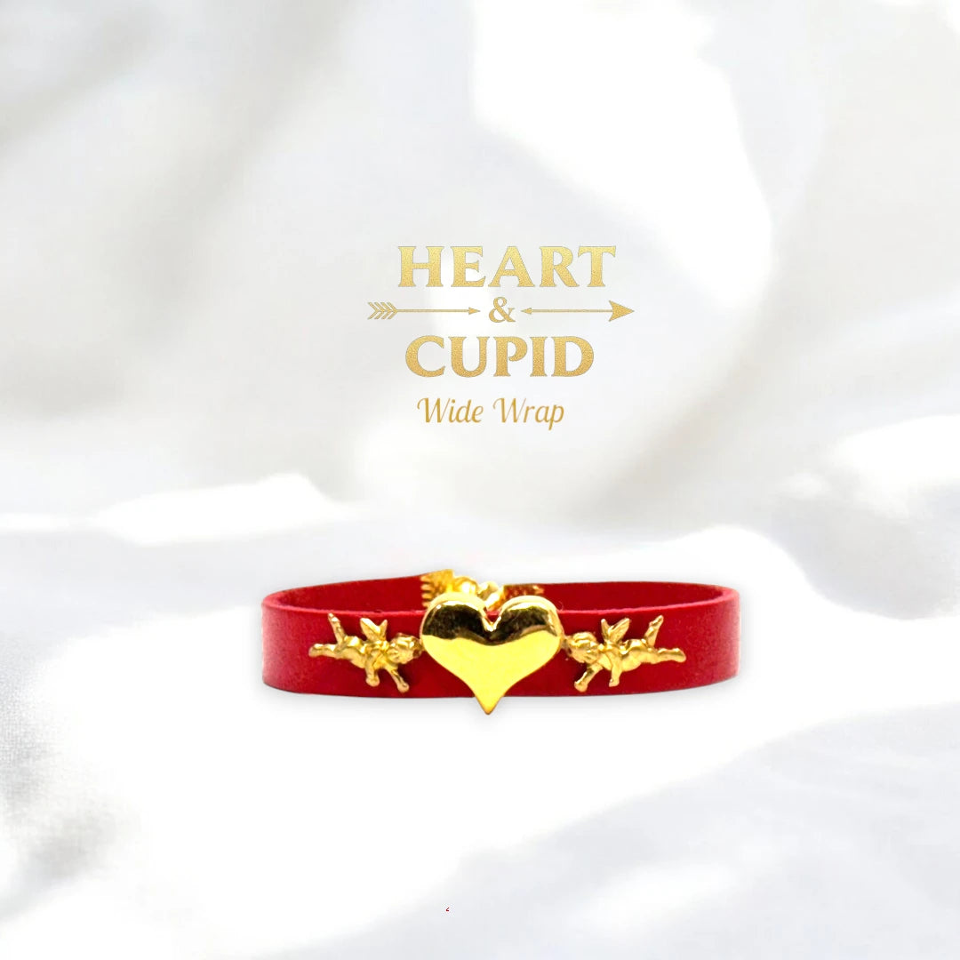 Gold Cupid with Arrow Valentine Bracelet Collection