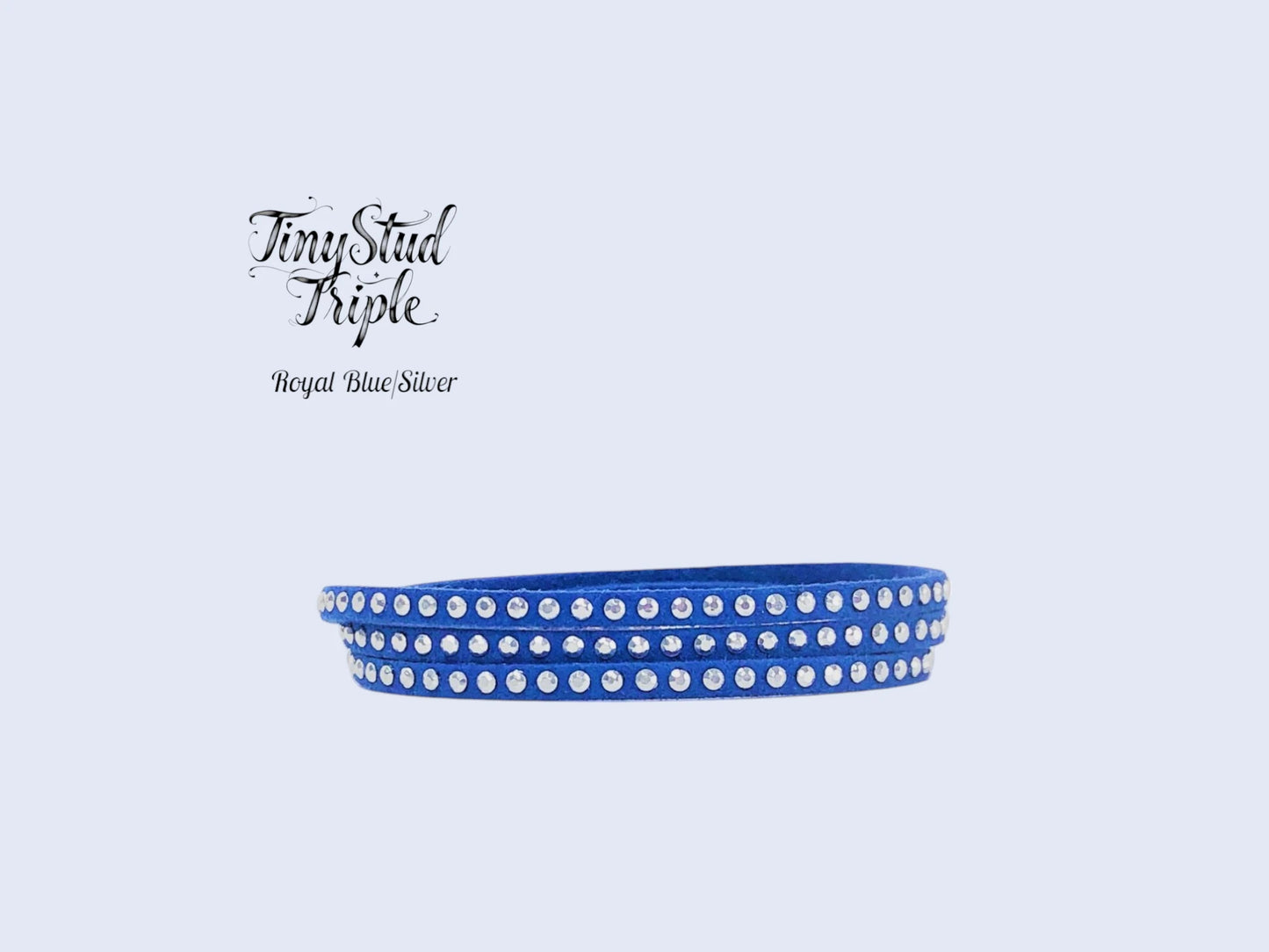 Tiny Stud Triple -Cold Colors