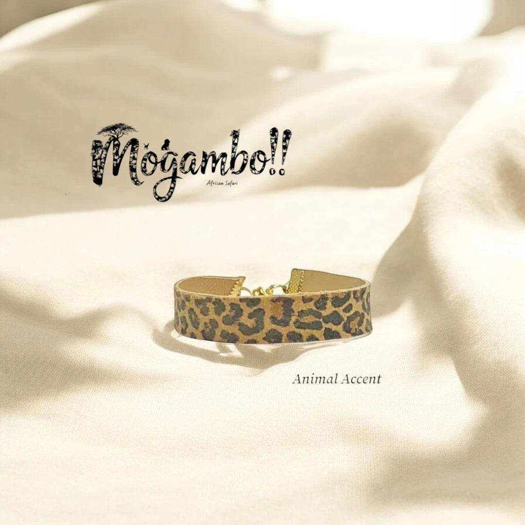 African Beads Mogambo Bracelet Set – Handcrafted Bohemian Style Jewelry-"African Safari"