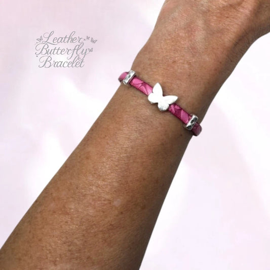 The Leather Butterfly Bracelet