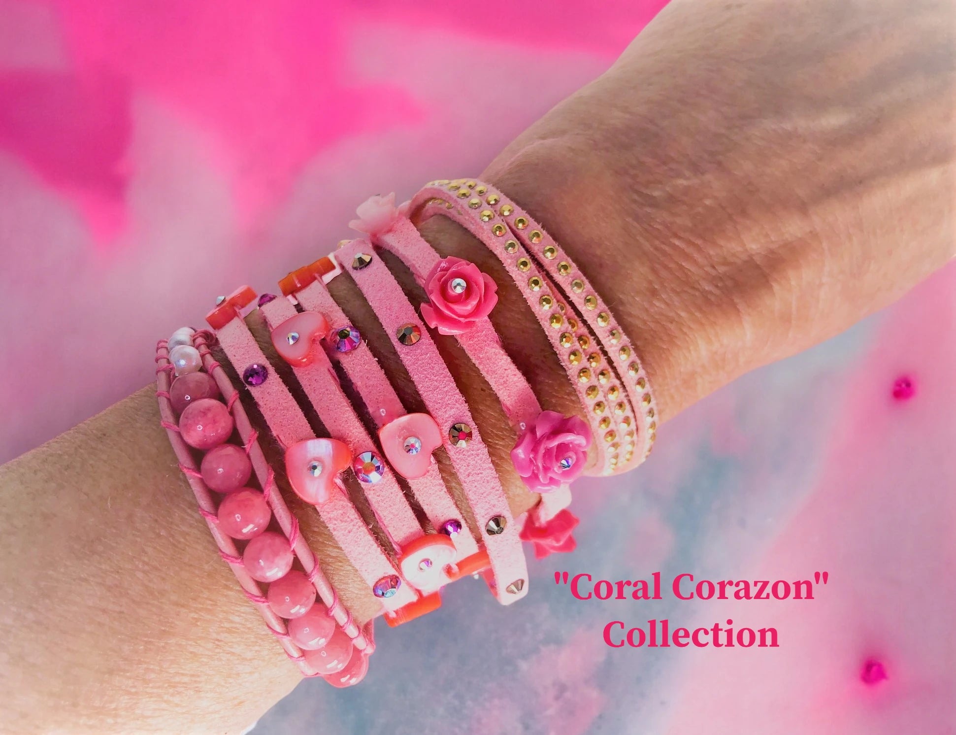 Coral corazon Collection Sold seperately or as a collection !