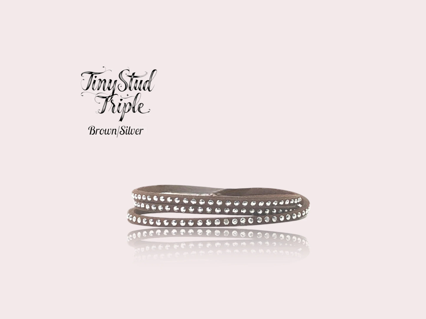 Tiny Stud Triple -Cold Colors