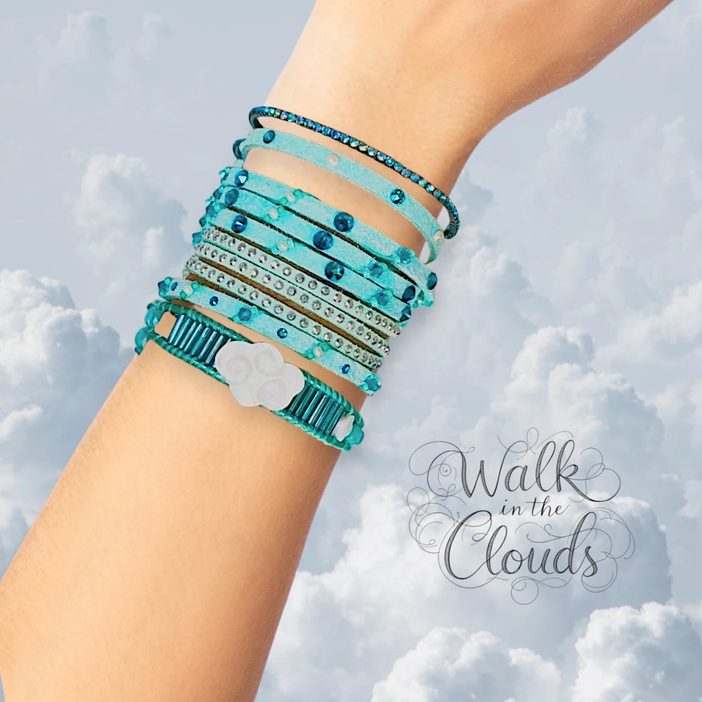 Handmade Bracelet – "WALK IN THE CLOUDS" Collection – Ethereal Elegance
