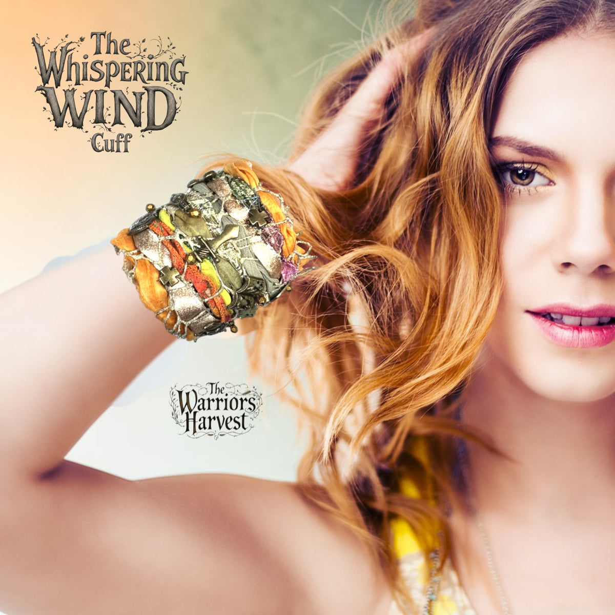 The Warrior's Harvest Autumn Bracelet- Whispering Wind Cuff