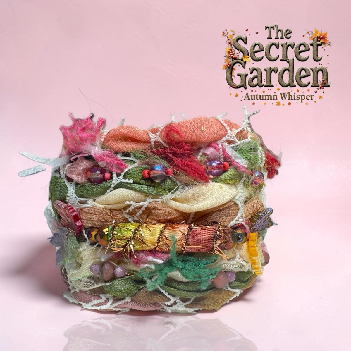 Whispering Wind Cuff --Secret Garden  "Autumn Whisper"
