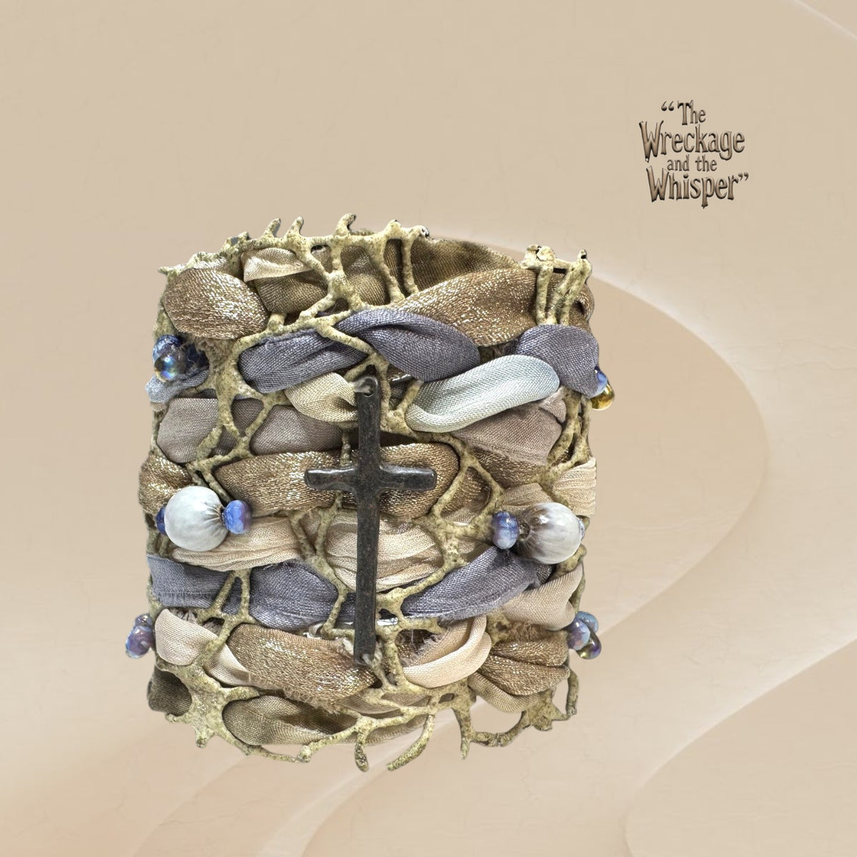 The Wreckage and the Whisper™ A Whispering Wind Cuff — One-of-a-Kind