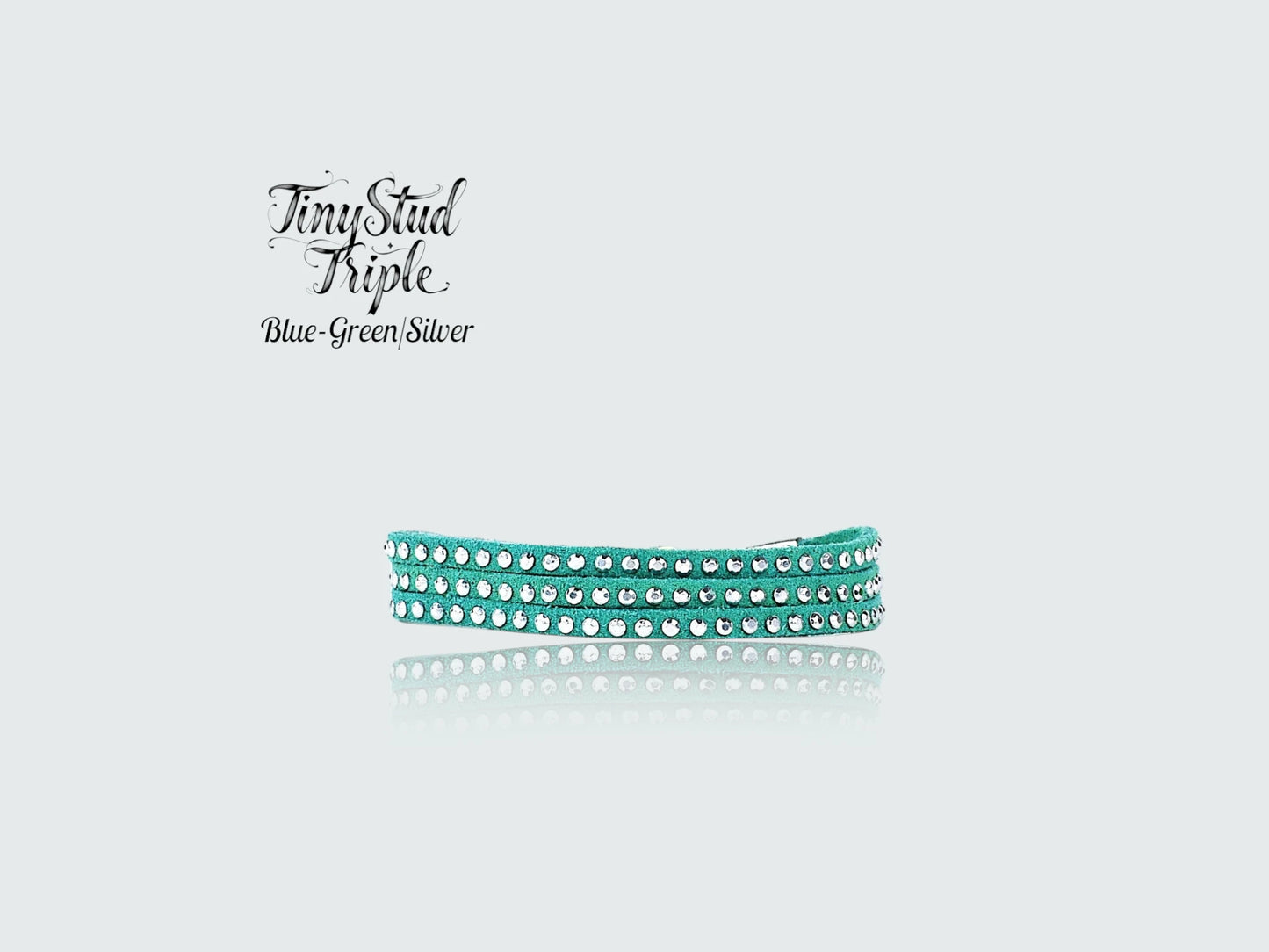 Tiny Stud Triple -Cold Colors